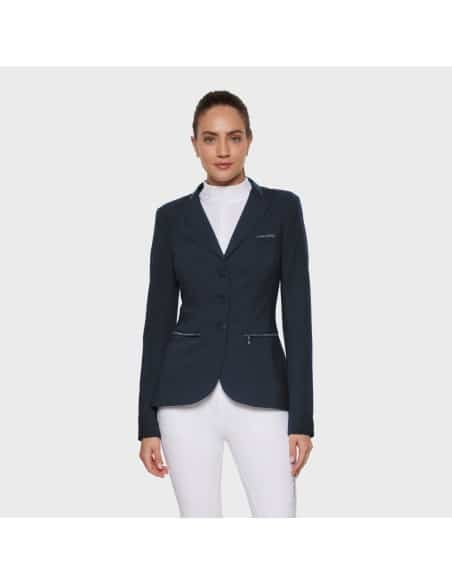 Veste de concours VICTORINE CRYSTAL FABRIC MARINE Samshield