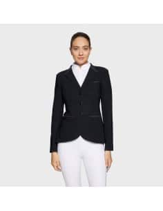 Veste de concours Dame VICTORINE CRYSTAL FABRIC NOIRE Samshield