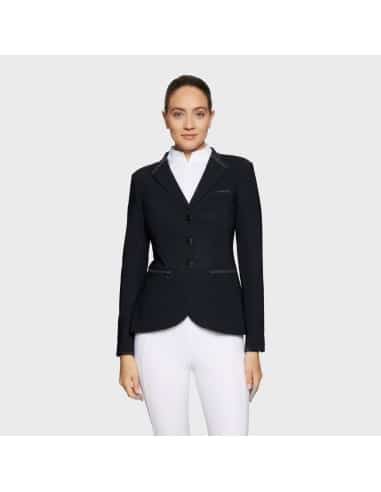 Veste de concours Dame VICTORINE CRYSTAL FABRIC NOIRE Samshield