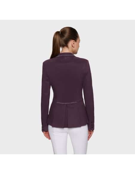 Veste de concours VICTORINE CRYSTAL FABRIC PLUM Samshield