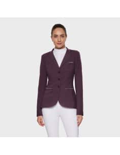 Veste de concours VICTORINE CRYSTAL FABRIC PLUM Samshield