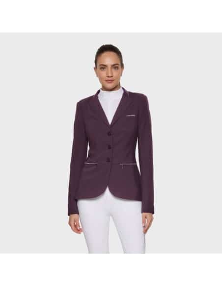 Veste de concours VICTORINE CRYSTAL FABRIC PLUM Samshield