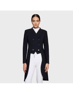 Frac de dressage Dame CRYSTAL FABRIC NOIR Samshield