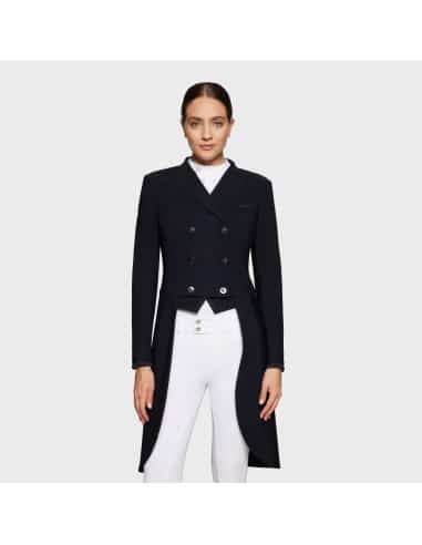 Frac de dressage Dame CRYSTAL FABRIC NOIR Samshield
