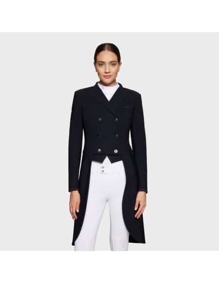 Frac de dressage Dame CRYSTAL FABRIC NOIR Samshield