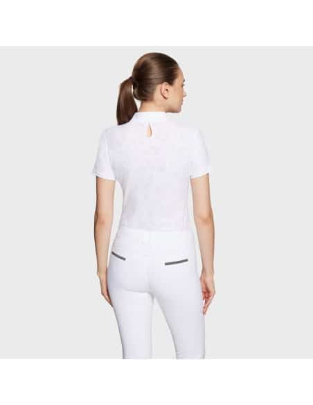 Polo de concours dame ALOISE AIR BLANC Samshield