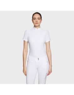 Polo de concours dame ALOISE AIR BLANC Samshield
