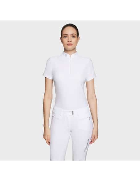 Polo de concours dame ALOISE AIR BLANC Samshield