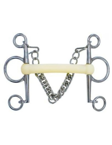 Mors droit lisse Pelham Happy Mouth HFI