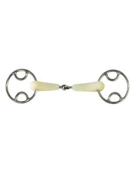 Mors brisé à anneaux Happy Mouth HFI